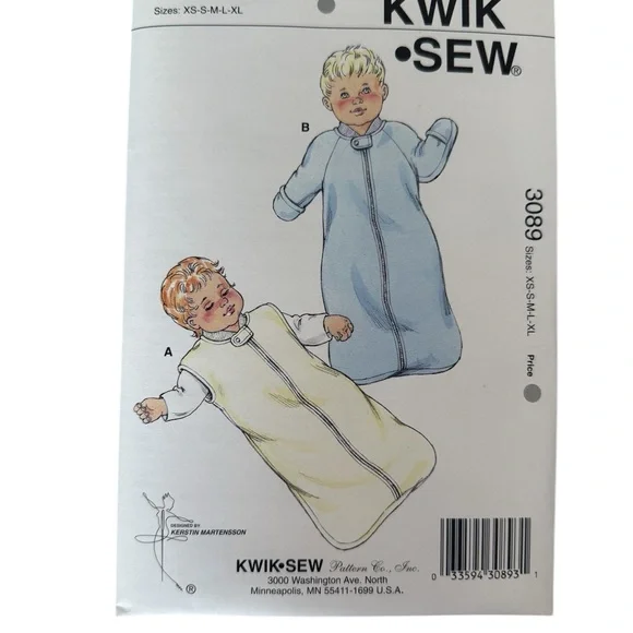 Kwik Sew Pattern Pajamas Collection - Picture 2 of 6